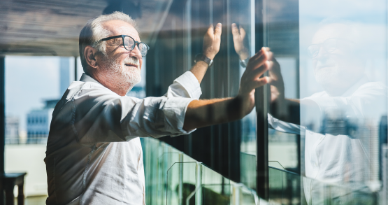 a man looking forward to retiring, thanks to ANBTX