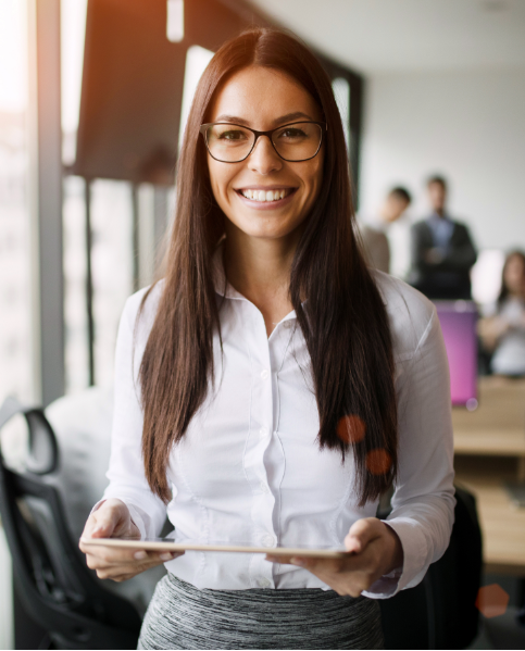 smiling team member